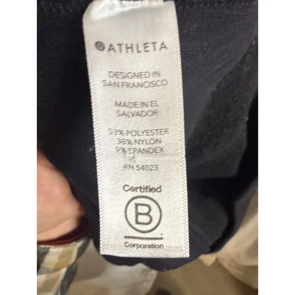 Athleta Altitude Tight Black High Rise Polartec Thermal Leggings Small C-33 - Picture 7 of 8